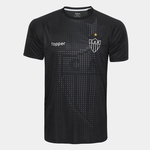 topper Other - CAMISA TOPPER Clube ATLÉTICO MINEIRO 2018 GALO AQUECIMENTO PRETA MENS XL